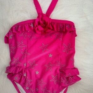 Pink Starfish Kids Swimsuit